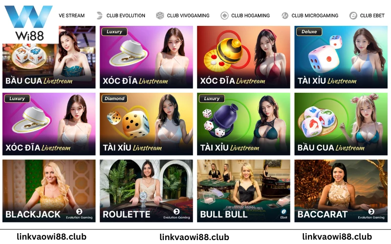 sảnh game Wi88
