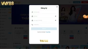 Các bước đăng ký tài khoản tại WI88